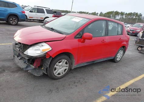 2012 Nissan Versa 1.8 S из США, поврежденный, VIN 3N1BC1CP0CL360233